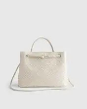 Italian Leather Handwoven Satchel | Quince