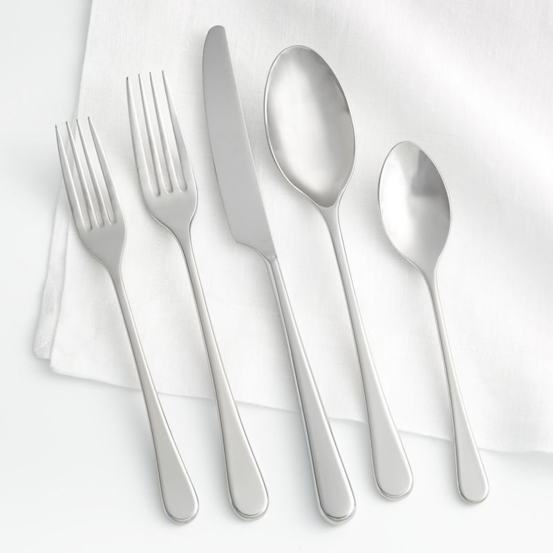 Tour Mirror 20-Piece Flatware Set by Robert Welch + Reviews | Crate & Barrel | Crate & Barrel