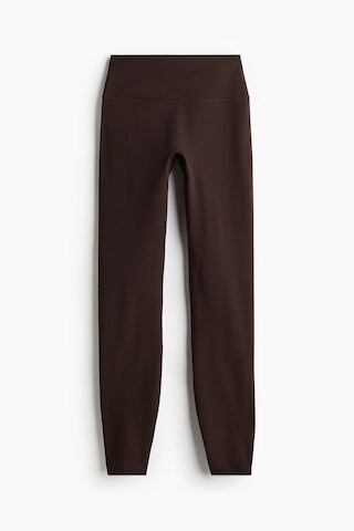 H & M - Sports Leggings with SoftMove - Brown | H&M (US + CA)