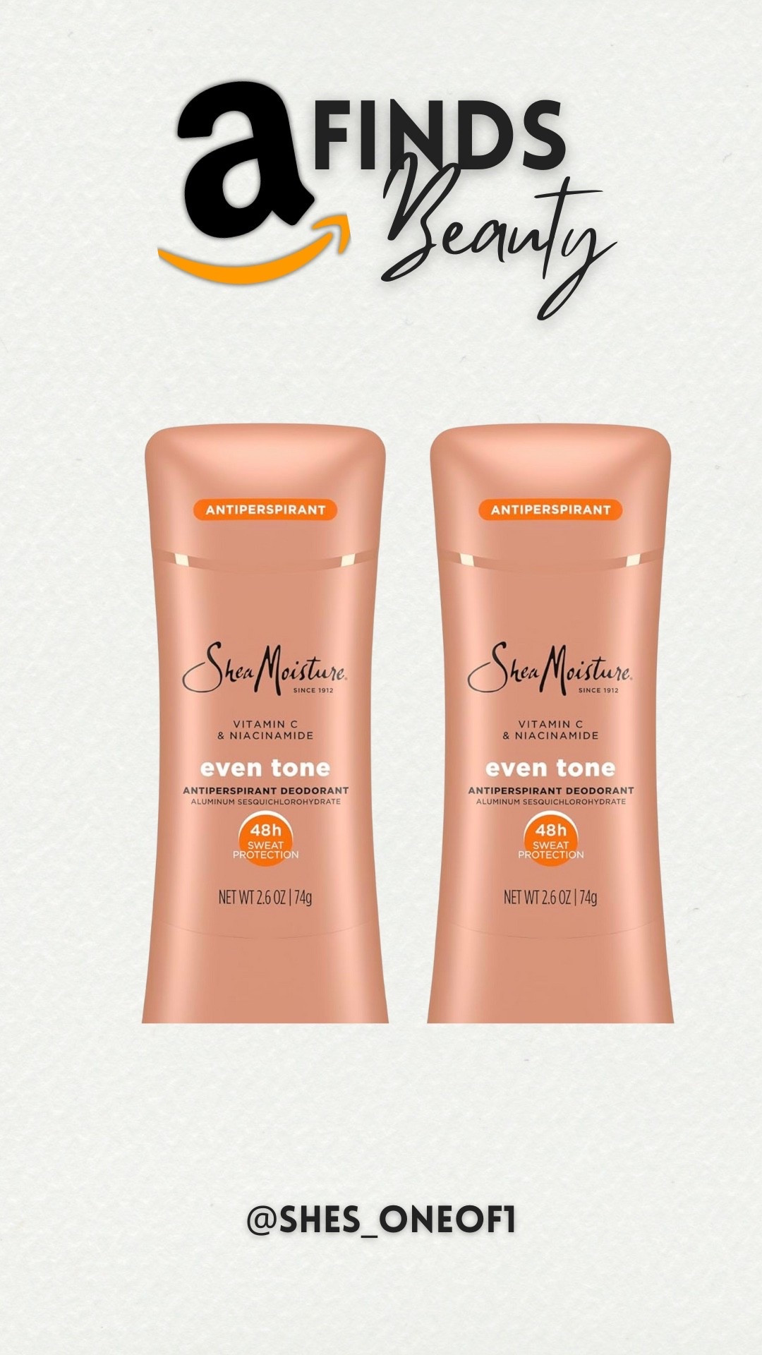 Real life mom win: a deodorant that actually works AND helps even skin tone 🤍
I’m loving the SheaMoisture Even Tone Deodorant — gentle, long-lasting, and no harsh ingredients.
Underarms finally getting the same care as the rest of my skin ✨



#LTKBeauty #LTKmorningroutine #LTKmomlife