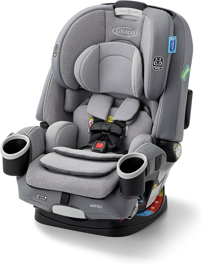 Graco 4Ever DLX 4-in-1 Car Seat, Charlie| Infant to Toddler Car Seat, with 10 Years of Use | Rear... | Amazon (US)