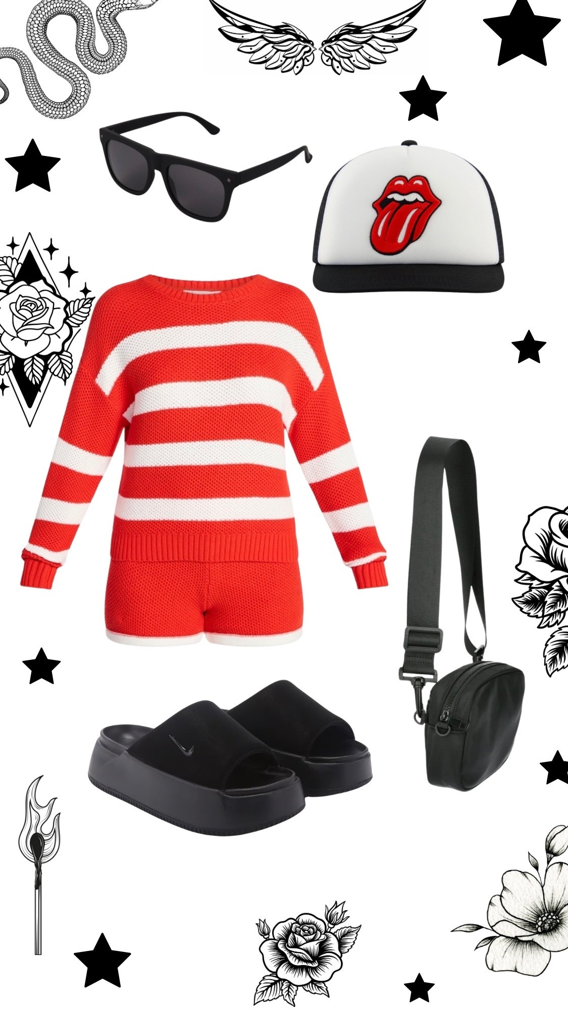 2 piece edgy lounge set. Comfy casual athleisure style. #alternative #edgy #streetwear 

#LTKootd #LTKMidsize #LTKgrwm