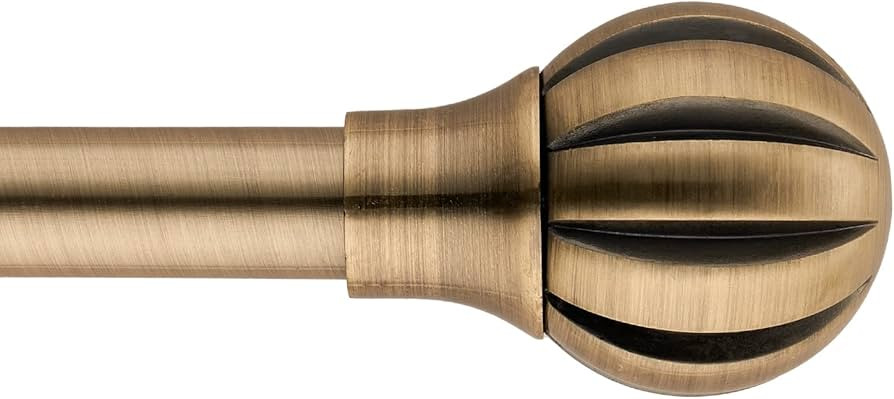 LaigenGanzi 3/4'' Standard Decorative Window Curtain Rod, Adjustable 28 to 48 inch, Heavy Duty Cu... | Amazon (CA)