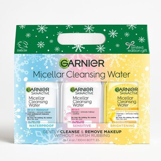 Garnier SkinActive Micellar Cleansing Water All in 1 Cleanser & Makeup Remover Gift Set | CVS