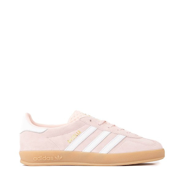 Womens adidas Gazelle Indoor Athletic Shoe - Sandy Pink / White / Gum | Journeys