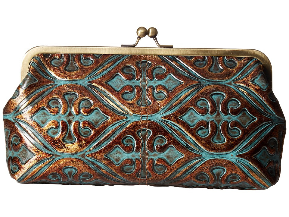 Patricia Nash - Potenaz Clutch (Turquoise) Clutch Handbags | Zappos