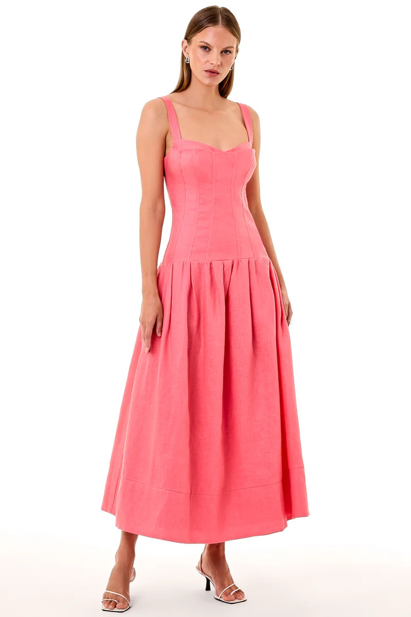 MAKENNA DRESS - PAPAYA | Nicholas The Label