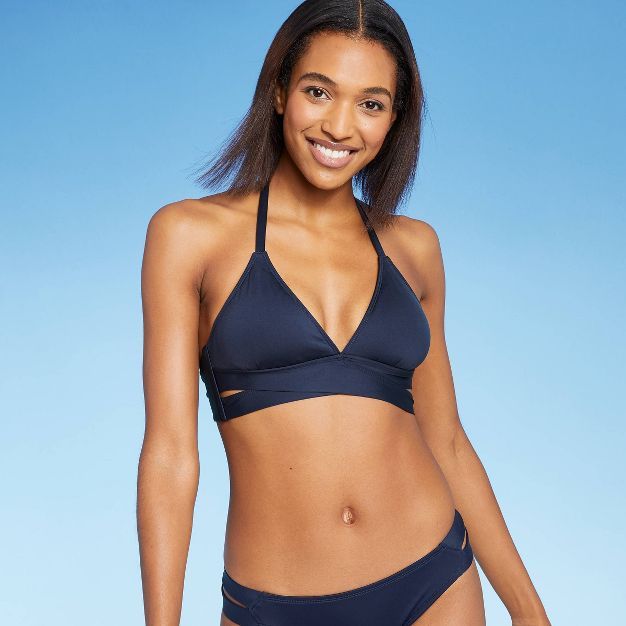 Women's Faux Wrap Bikini Top - Kona Sol™ | Target