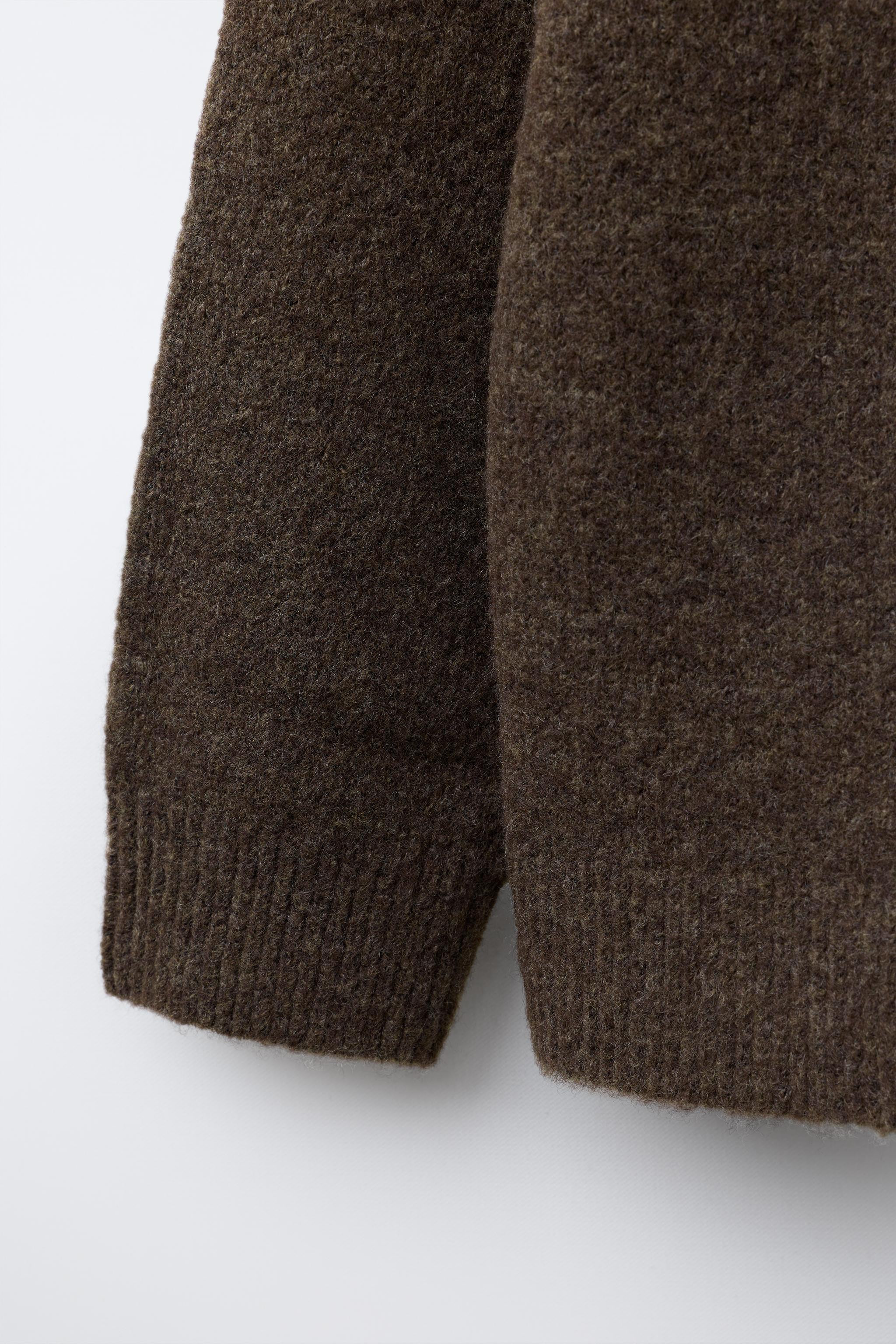 SOFT WOOL KNIT SWEATER | Zara US