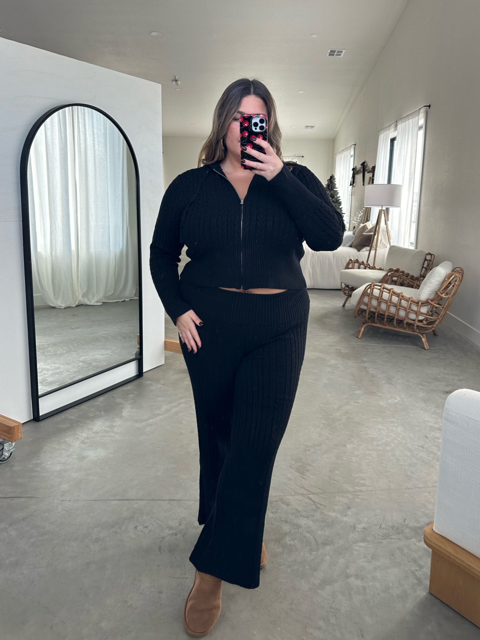 Top: 3X
Bottoms: 3X (could have done 2X)

THIS SET >>

#LTKPlusSize #LTKStyleTip #LTKFitness