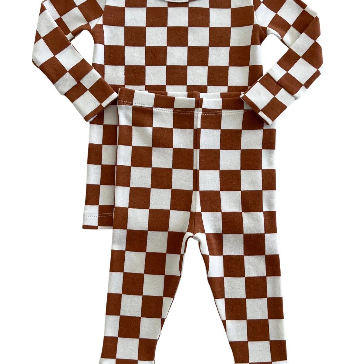 Stracciatella Checkerboard / Organic 2-Piece Set | SpearmintLOVE