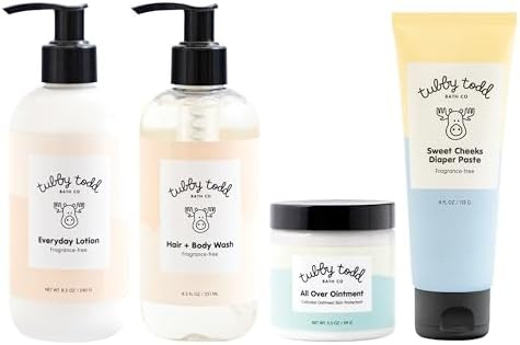 TUBBY TODD Baby Bath & Skincare Kit - The Baby Bundle - Shampoo and Body Wash, Everyday Lotion 8.... | Amazon (US)