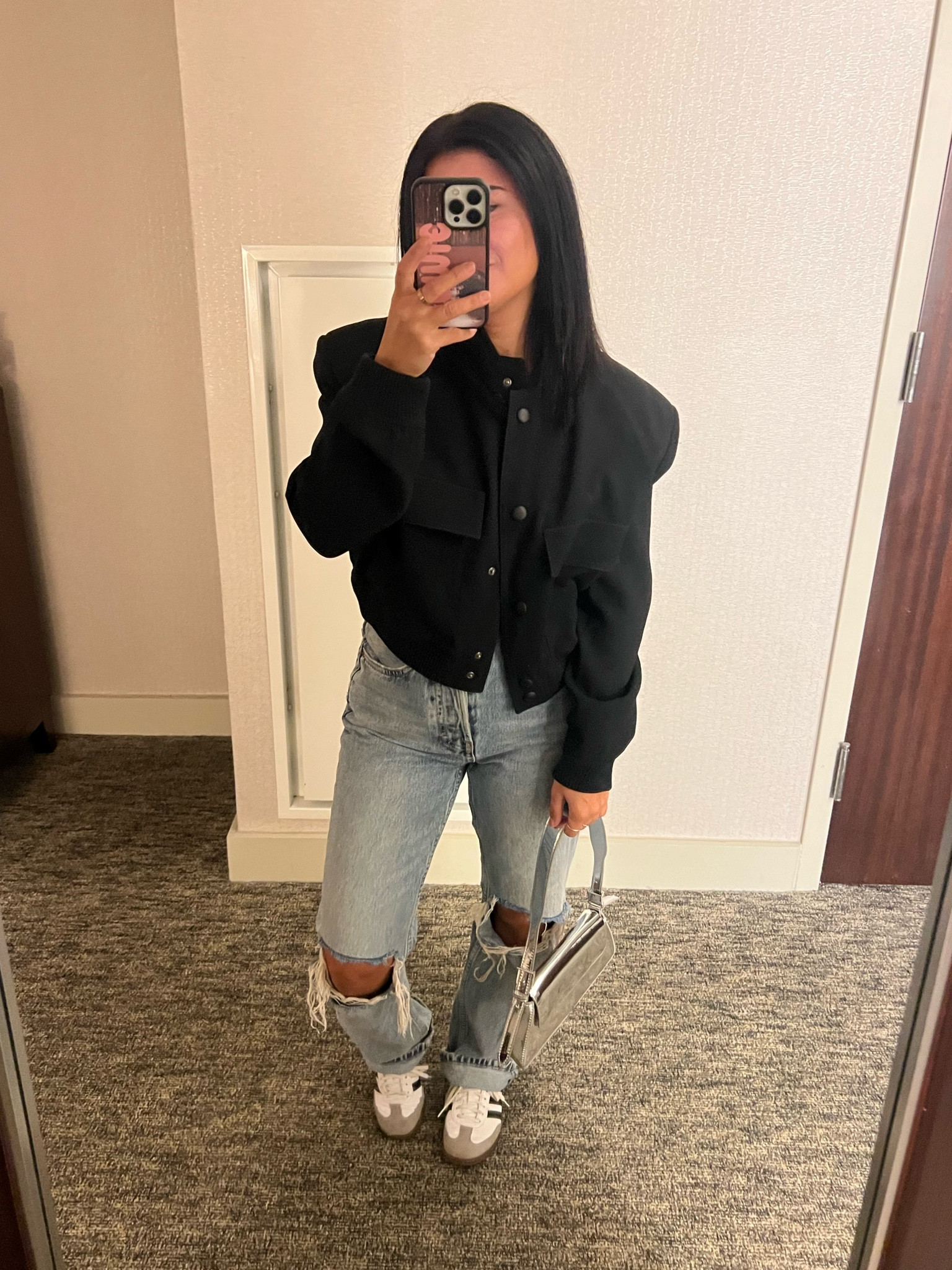 Casual dinner outfit - linked the Amazon dupe of my Zara bomber jacket & bag!


#LTKitbag #LTKfindsunder100 #LTKfindsunder50