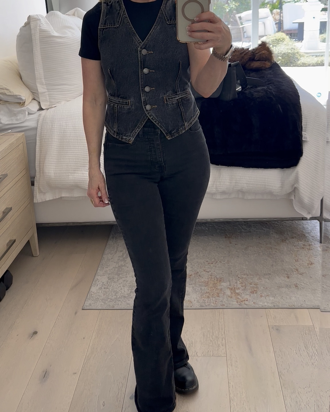 Target Circle Week ends 3/29 😊🎯

Found this super cute black denim vest at Target for $30.  Love how it hugs my curves.  Wearing a size 4.  Jeans are Madewell and wearing 26  

Red Carpet of Life, Red Carpet of Alice, LTK over 50, fashion over 50, Tiiu Loigu

#LTKWatchNow #LTKSaleAlert #LTKStyleTip