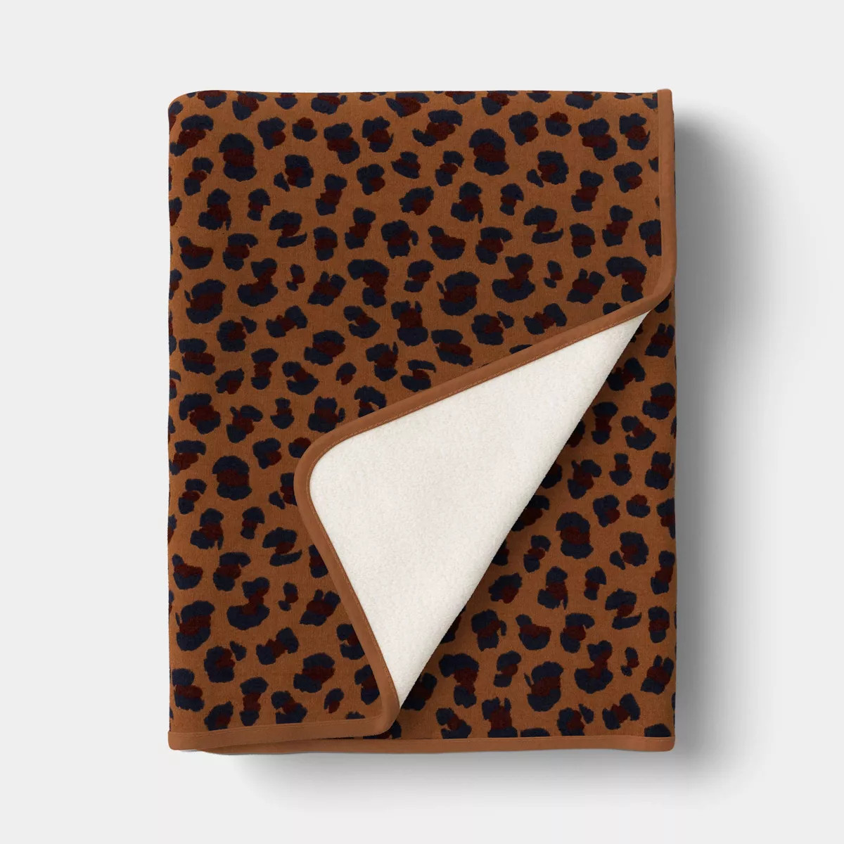 Leopard Printed Chenille Throw Faux Shearling - Room Essentials\u2122 | Target