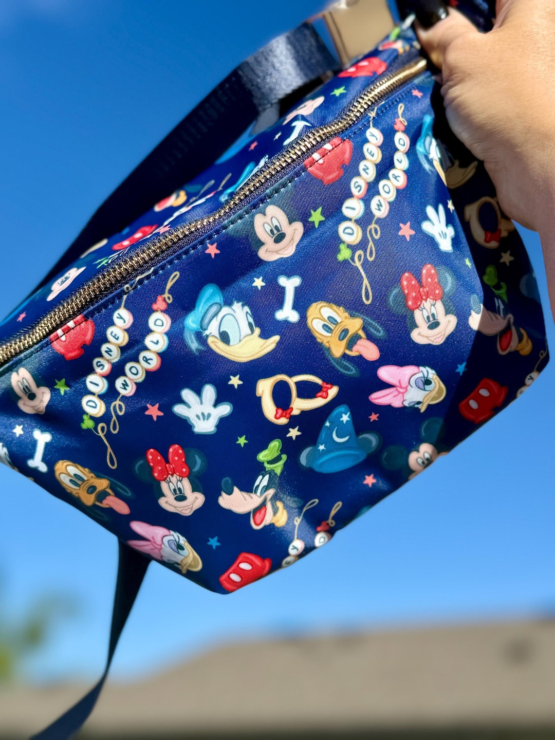 Classic Characters Belt Bag | Disney-Inspired Fanny Pack | Mickey & Friends Crossbody Bag | Park ... | Etsy (US)