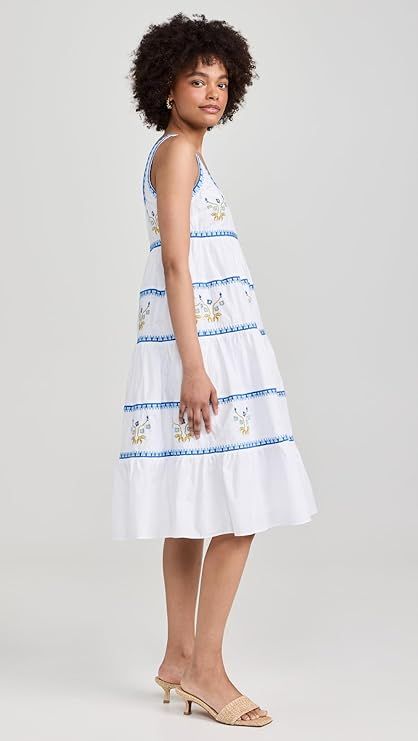 English Factory Women's Embroidered Midi Dress | Amazon (US)