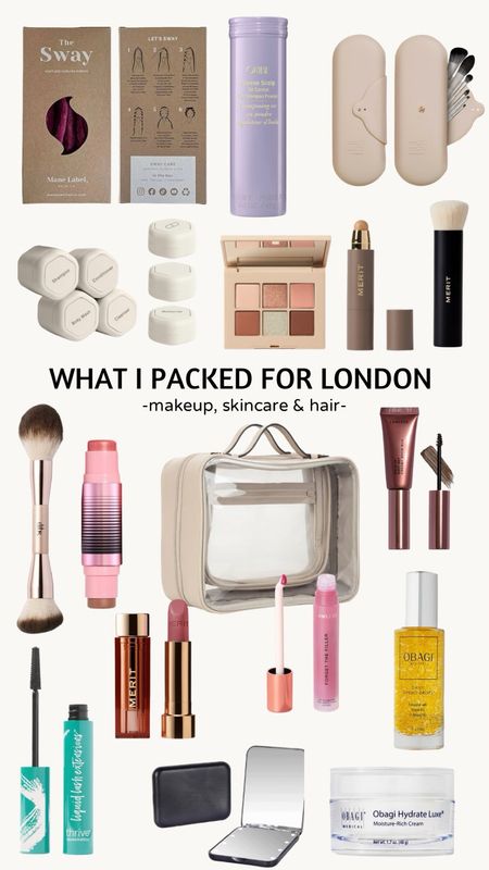 makeup / skincare / hair products 

#LTKtravel #LTKbeauty