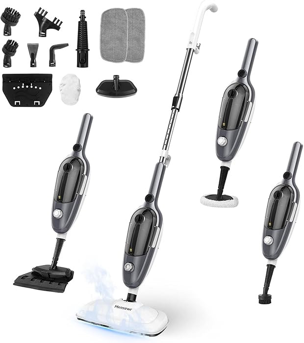 Steam Mop - All-in-one Powerful Handheld Steam Cleaner Detachable Floor Steamer with 11 Accessori... | Amazon (US)