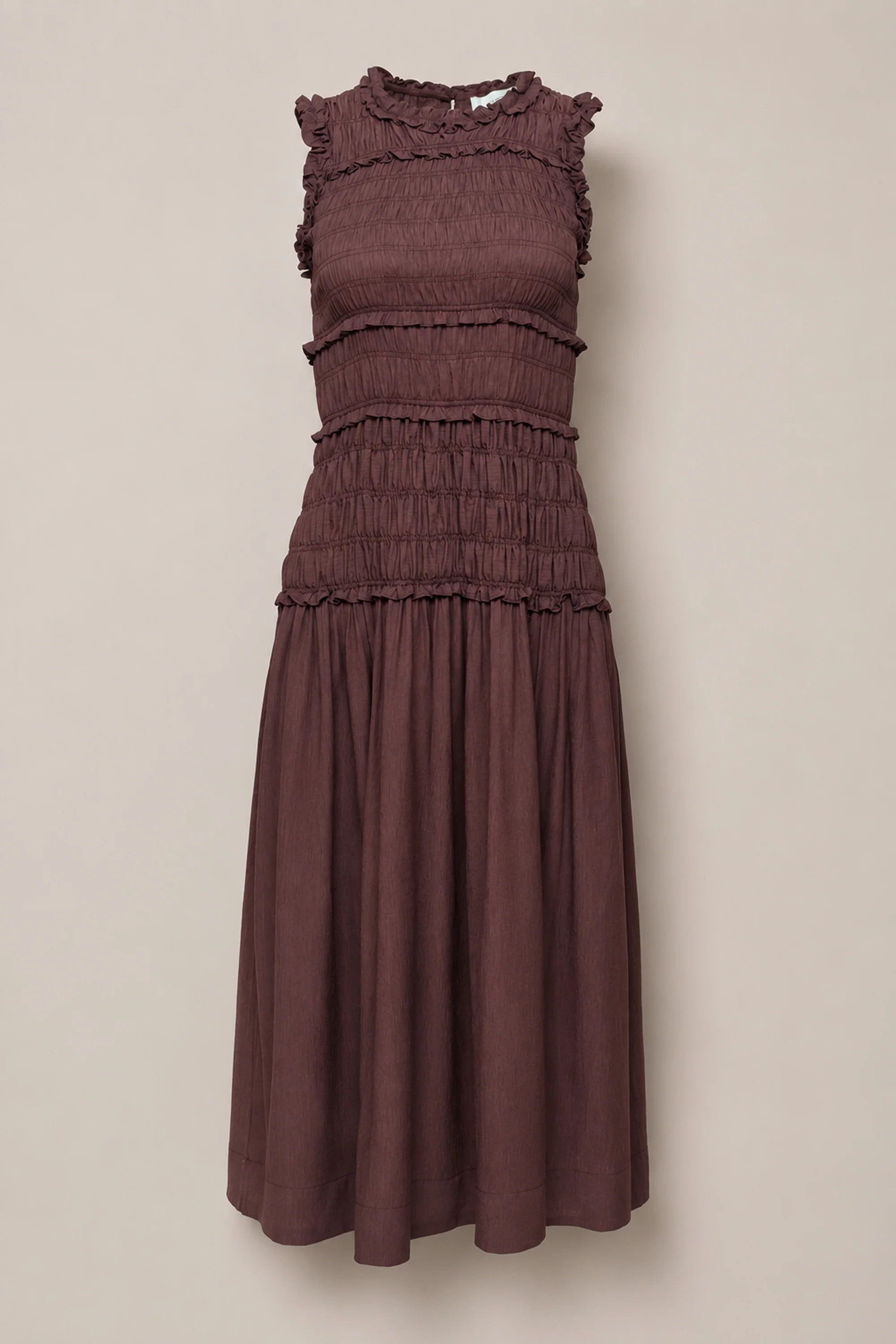 Simone Dress in Warm Cocoa | Ivy City Co