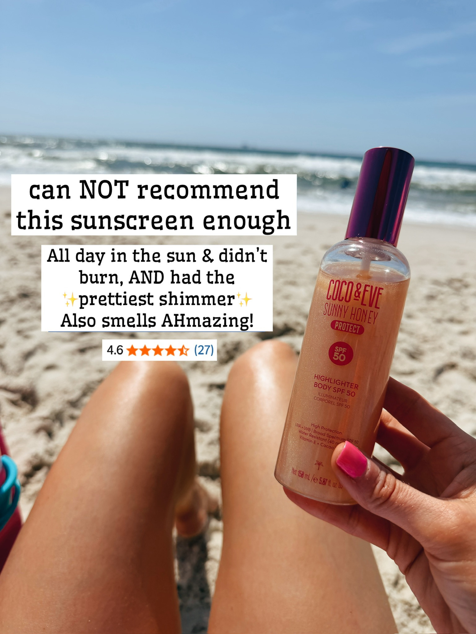 Cannot recommend this Coco & Eve Sunscreen enough! It smells so good and I didn't burn with it on!!

summer finds, vacation essentials, target finds, finds under 100, elaina zinke 

 #LTKSeasonal #LTKBeauty #LTKTravel