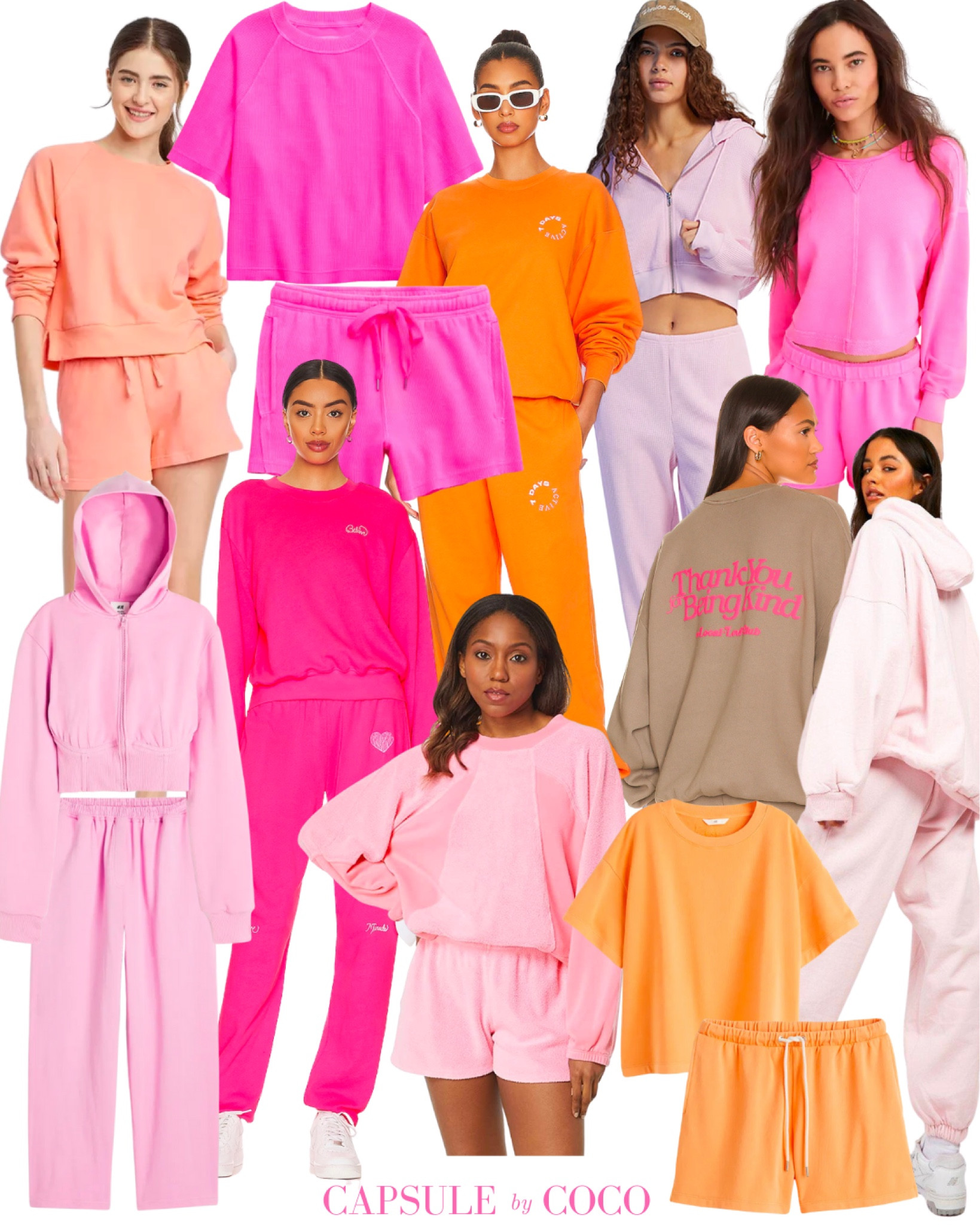 LOUNGEWEAR 💕🧡

Lounge set, lounge sets, loungewear, sweat set, sweats, sweatpants, sweat shorts, hoodie, crewneck, preppy loungewear, matching set, matching sets, pink sweatshirt, pink sweat set, pink loungewear, orange sweatshirt, orange sweat set, orange loungewear, Capsule By CoCo, CapsuleByCoCo

#LTKstyletip #LTKFind