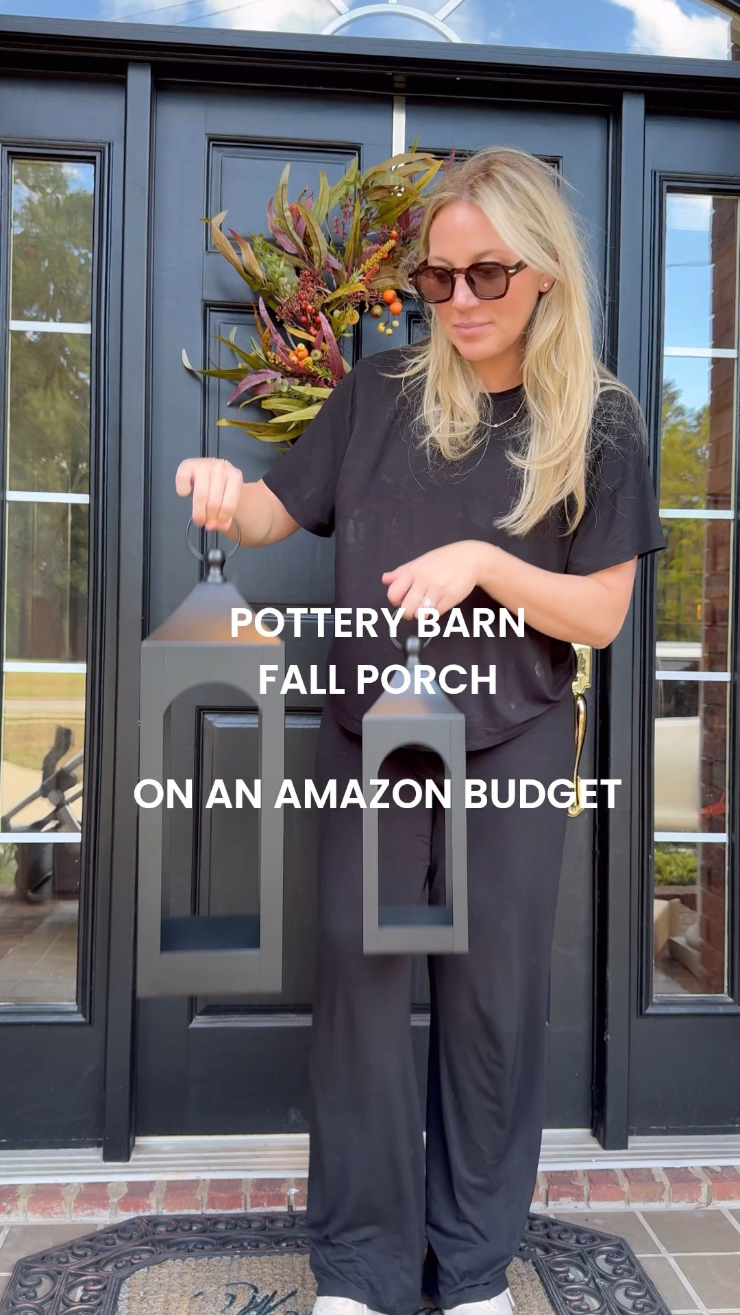 Fall front porch is loading! Here are my latest Amazon porch arrivals. These lanterns look just like the Pottery Barn version which retails for $99+ 

Grab these for less on Amazon! I’m loving this colorful fall front door wreath. Under $35 👏 so good! 

#LTKHome #LTKFindsUnder50 #LTKSeasonal