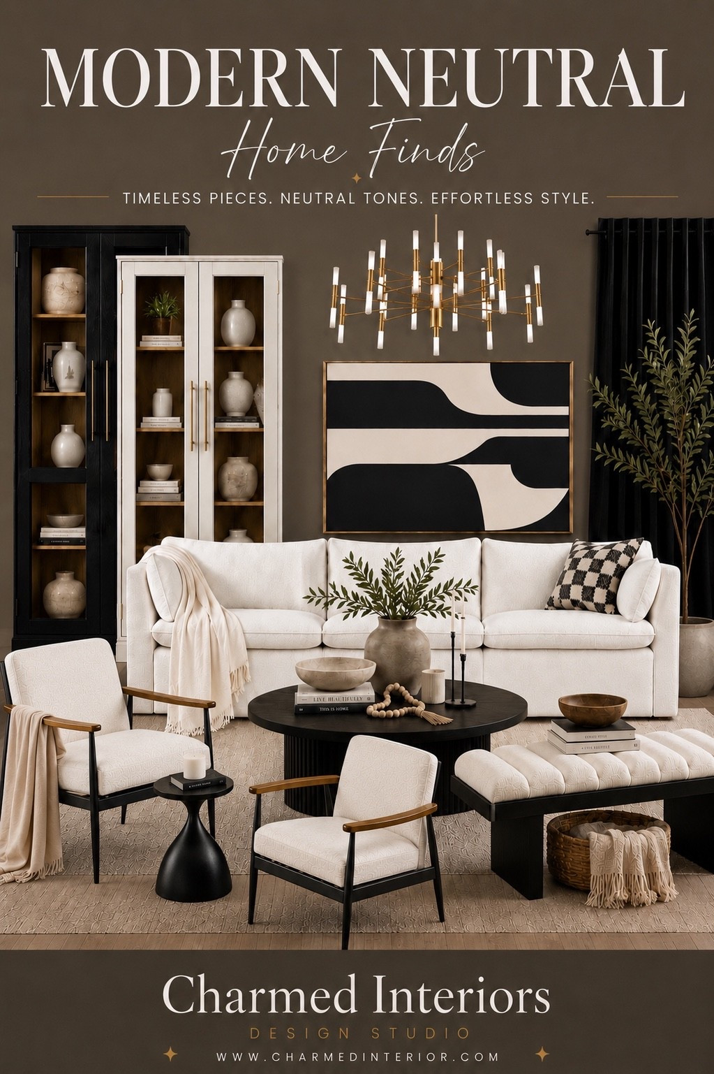 Your living room might not need more decor… just the RIGHT pieces 👀✨

These modern neutral finds are giving calm, elevated, designer-home energy without trying too hard. The black + cream contrast? Yeahhhh… that’s the vibe.

Save this for your next room refresh + shop my LTK 🤍

#StyledByCharmed #LTKHome #NeutralHomeDecor #ModernLivingRoom #HomeStyling

#LTKU #LTKHome #LTKSaleAlert