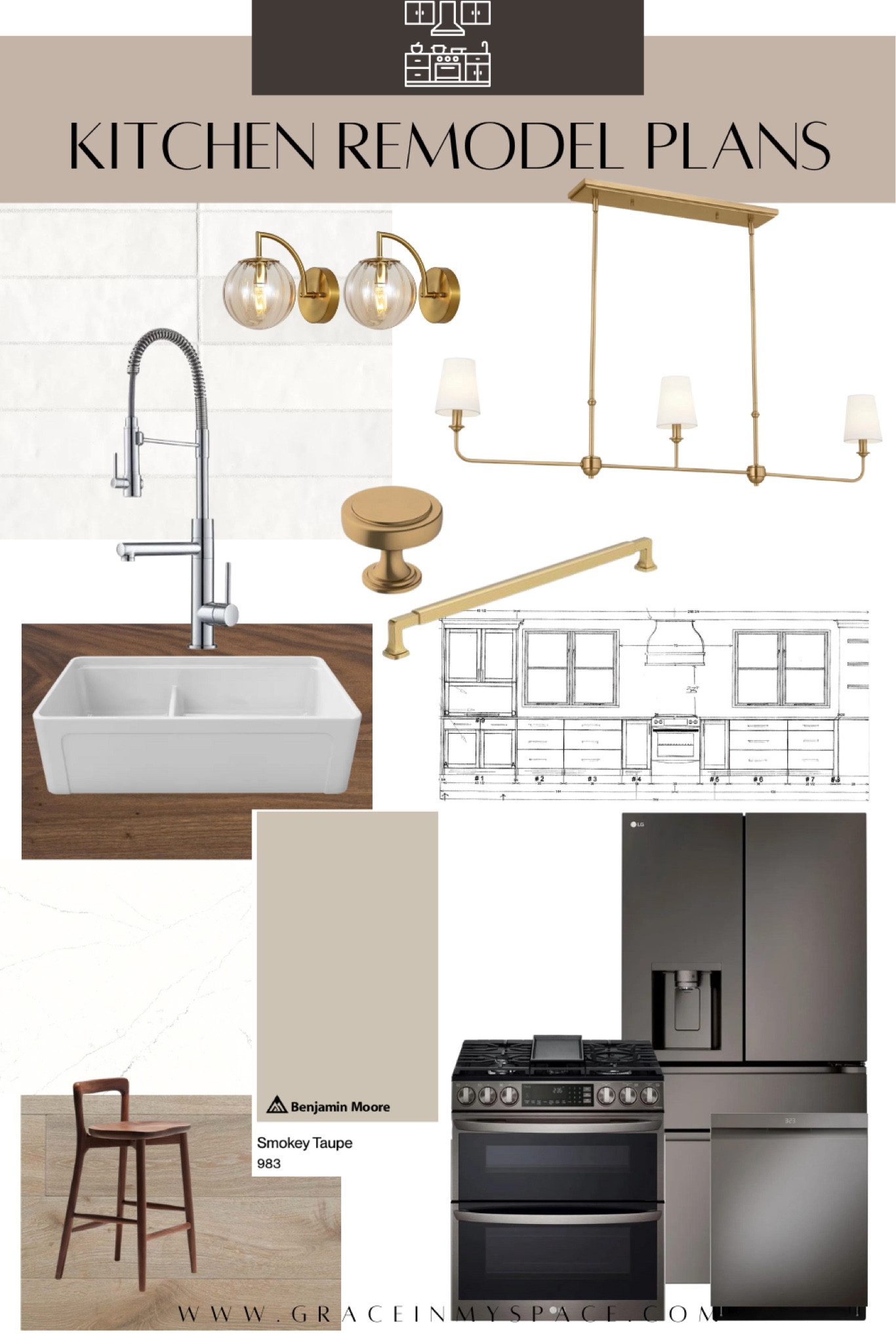 Our kitchen remodel plans are live! The lighting and kitchen sink are my favorite. 

#LTKstyletip #LTKhome #LTKfindsunder100