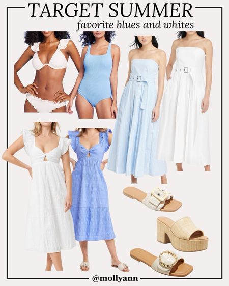 Target summer blues and whites 

#LTKstyletip #LTKfindsunder50 #LTKfindsunder100