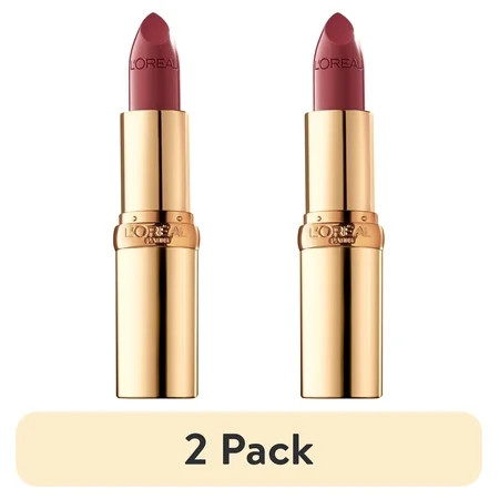 (2 pack) L'Oreal Paris Colour Riche Original Satin Lipstick for Moisturized Lips, 762 Divine Wine | Walmart (US)