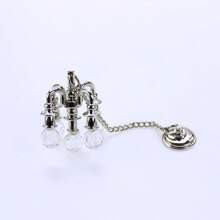 pc Miniature Crystal Chandelier Model Dollhouse Accessories For Miniature Scenes | SHEIN