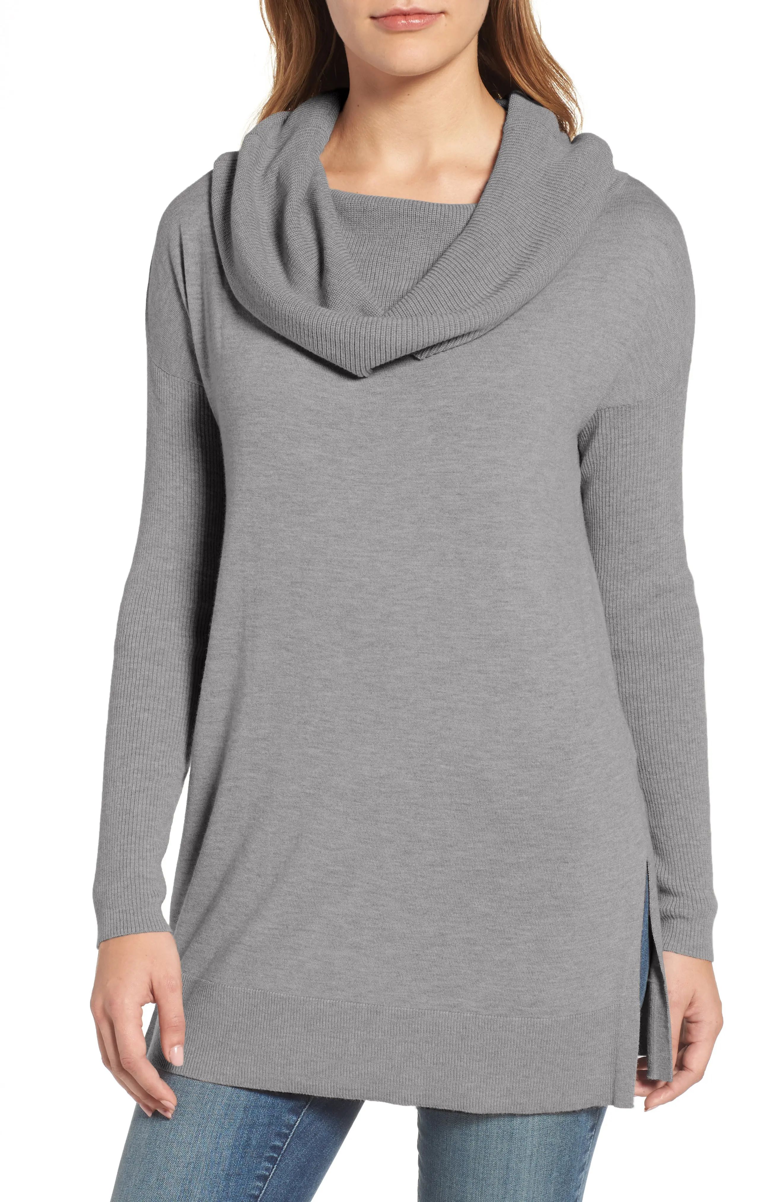 Side Slit Cowl Neck Tunic | Nordstrom