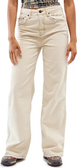 Puddle High Waist Wide Leg Nonstretch Jeans | Nordstrom