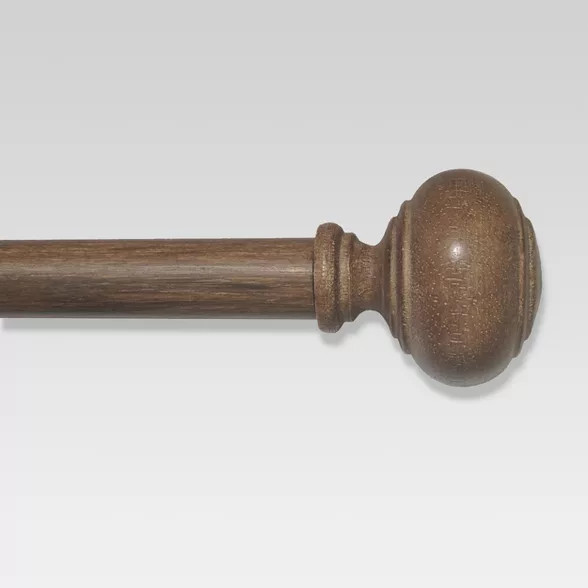 Target/Home/Home Decor/Window Treatments/Curtain Rods & Hardware‎Curtain Rod Faux Wood - Thresh... | Target