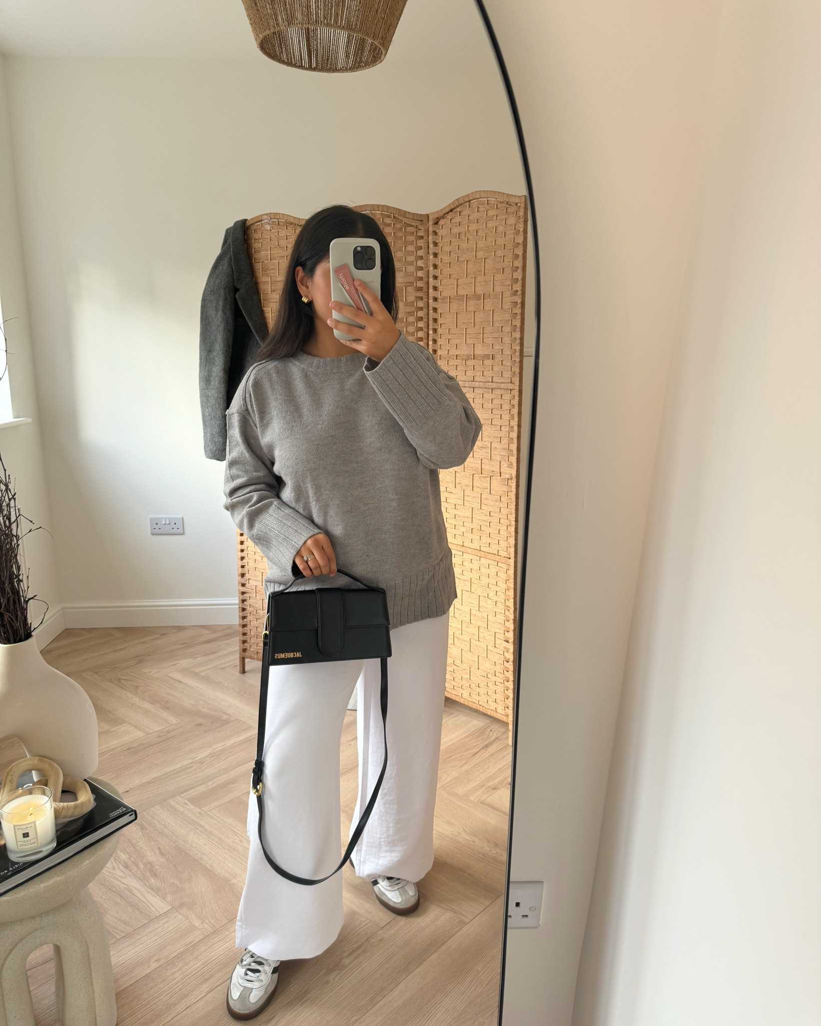 The perfect tailored white wid leg trousers which are high waisted & perfect for petite girls 
Use code AFXLTK for 20% off
I WEAR w28(short) - also available in regular length and for tall!

Cosy grey jumper is soft- I wear 10



#LTKautumn #LTKsale #LTKshoes