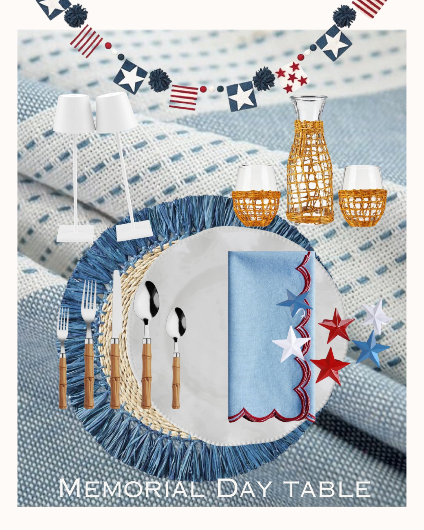 let’s set the table for…. memorial day ❤️💙

#LTKhome #LTKstyletip