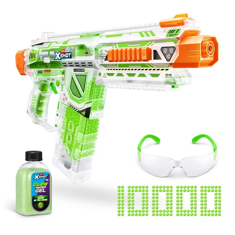 XSHOT Hyper Gel Glow Nightmare Blaster (10,000 Pellets) Outdoor Glow Blaster by ZURU for Ages 14+ | Walmart (US)