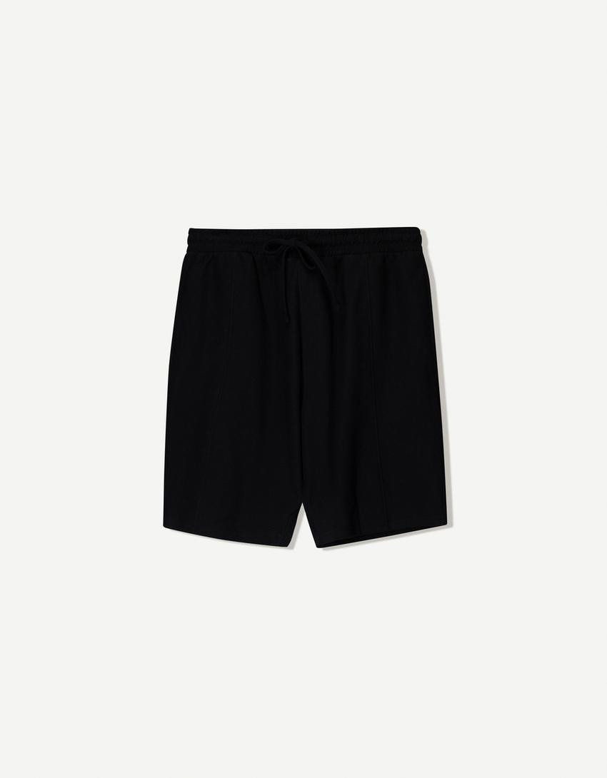 Textured Bermuda shorts - Shorts and jorts - Men | Bershka GB