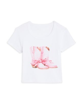 Girls' Tween Cowgirl Boots Tee - Big Kid | Bloomingdale's (US)