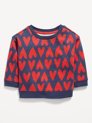 Unisex Printed Crew-Neck Sweatshirt for Baby | Old Navy (US)