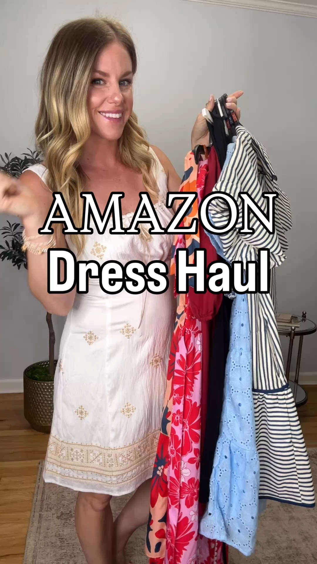 If there’s one thing I’ll be wearing on repeat this summer, it’s an easy dress ☀️ size S in all. 

Sharing my latest Amazon summer dress haul featuring styles perfect for:
✨ Everyday mom life
✨ Summer events & parties
✨ Vacation outfits
✨ Throw-on-and-go days when you still want to look put together

Cute, comfortable, and budget-friendly, my favorite combination. Which one are you adding to cart first? 💛

#AmazonFashion #AmazonFinds #SummerDress #SummerStyle #VacationOutfits #CasualSummerStyle #MomStyle #AffordableFashion #AmazonHaul #SummerWardrobe #DressSeason

#LTKSeasonal #LTKSaleAlert #LTKootd