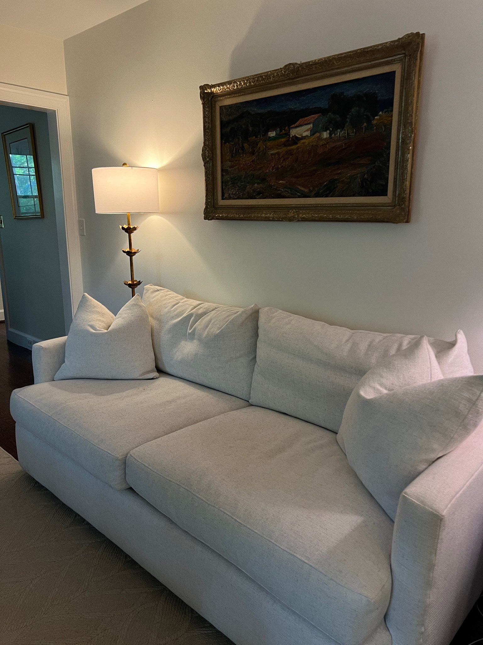 love our living room couch! so comfy 

#LTKhome #LTKfindsunder100 #LTKsalealert