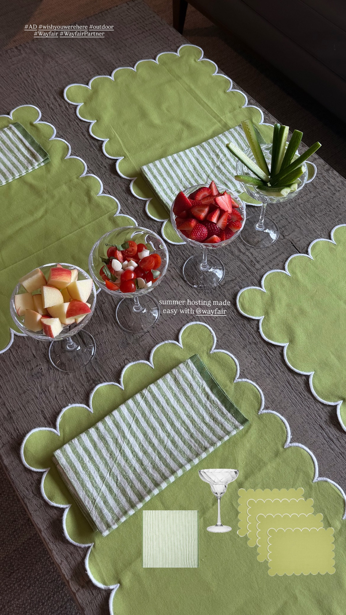 #AD summer entertaining made easy with @wayfair 🍓🥒🍎 #wishyouwerehere #outdoor #Wayfair #WayfairPartner 

#LTKSeasonal #LTKHome #LTKvlog