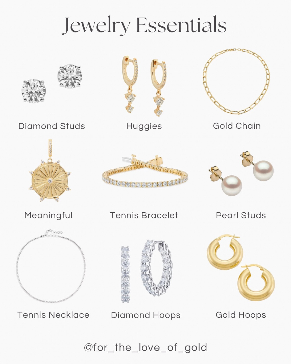 Jewelry essentials for your wardrobe. 40% off right now!

Diamond jewelry
Gold jewelry 
Tennis necklace
Tennis bracelet 
Gold hoops
Gold earrings 
Diamond studs
Sale gift ideas
Work date night
#sakspartner
#saksteam

#LTKStyleTip #LTKSaleAlert #LTKWorkwear