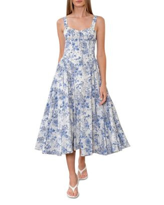 Floral Print Midi Dress | Bloomingdale's (US)