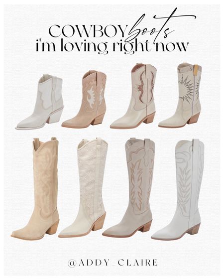 My favorite cowboy boots for 2023🤠🤘🏻
Women’s cowboy boots/ costal cowgirl outfit/ affordable women’s boots / Amazon cowboy boots / tall white boots / rhinestone cowboy boots  

#LTKshoecrush #LTKSeasonal #LTKFestival