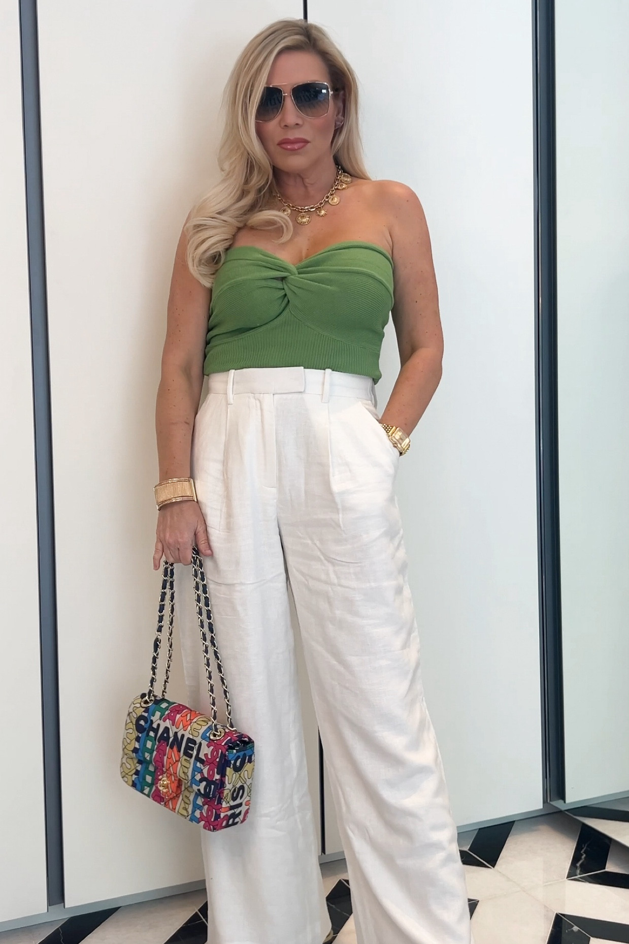 M in the top
25L in bottoms
Bag is a dupe!

#LTKover40 #LTKfindsunder50 #LTKfindsunder100