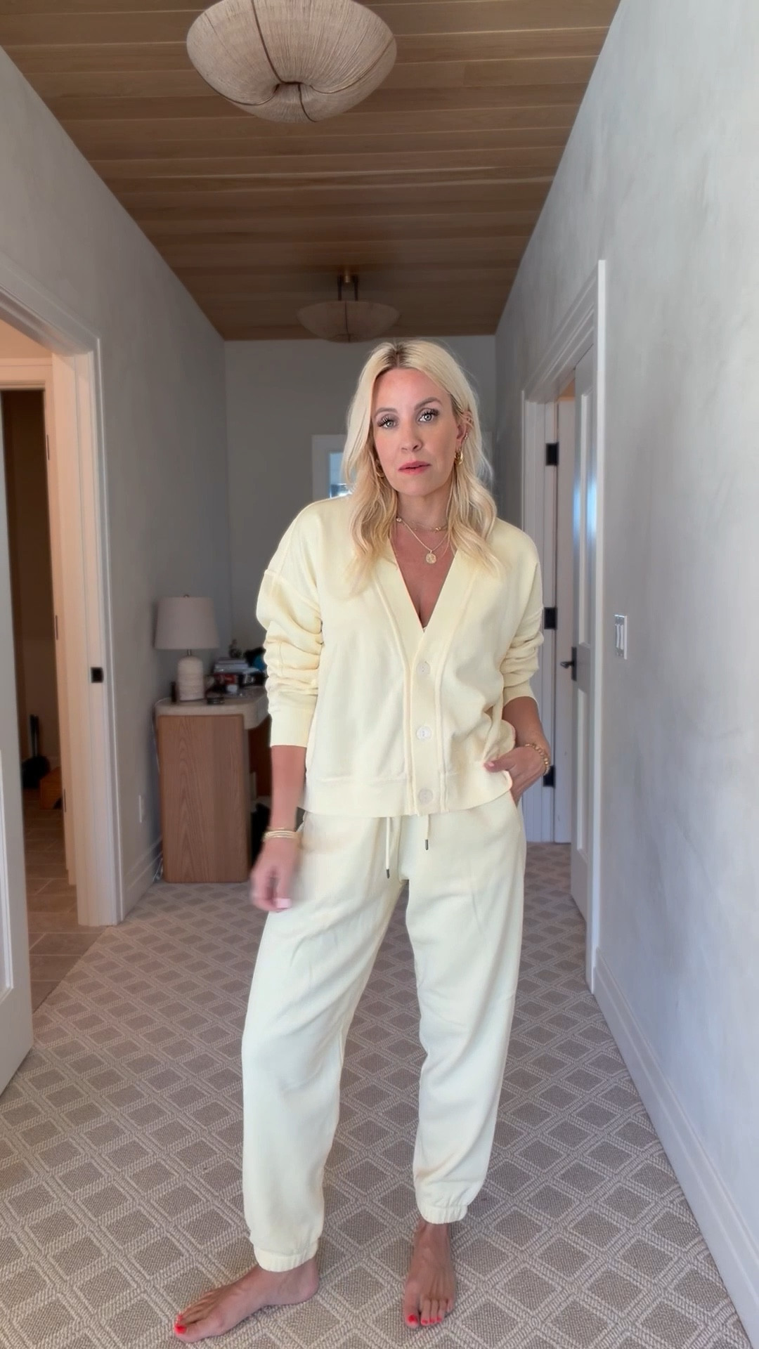 When I saw this top I was obsessed! It has matching pants, shorts, and a sweatshirt option! I did a size medium top and bottom! 

#LTKootd #LTKFindsUnder100 #LTKFindsUnder50