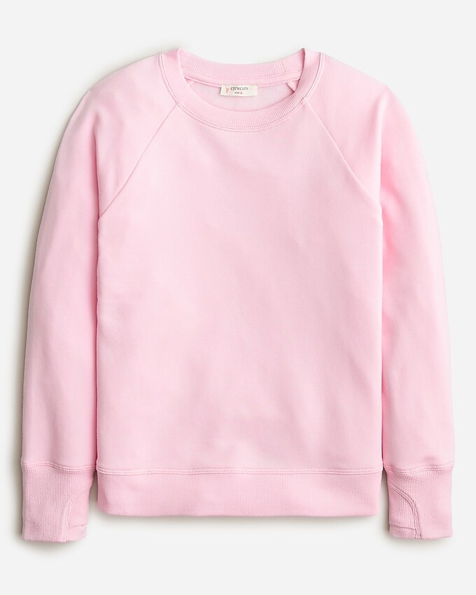 Girls' active crewneck sweatshirt | J. Crew US